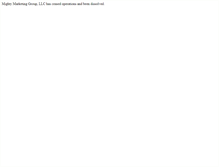 Tablet Screenshot of mighty-marketing.com
